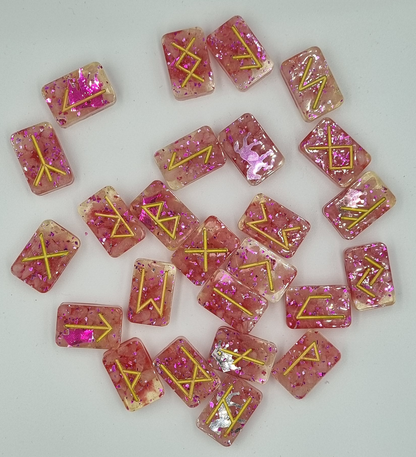 Rune Stone set Pink Stunner