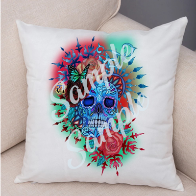 Sugar Skull cushion cover