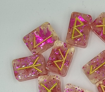 Rune Stone set Pink Stunner