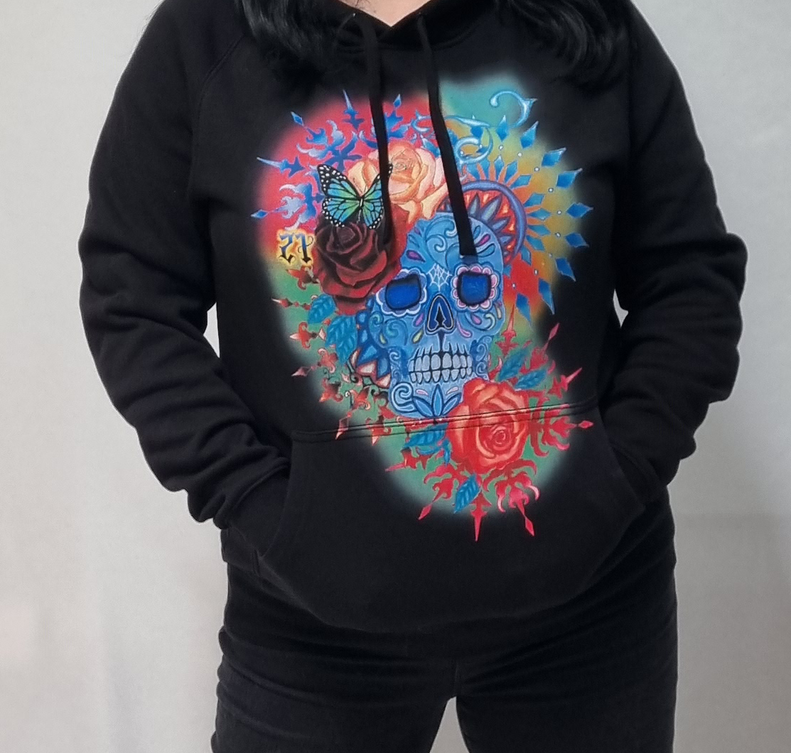 Sugar Skull Hoody - women's