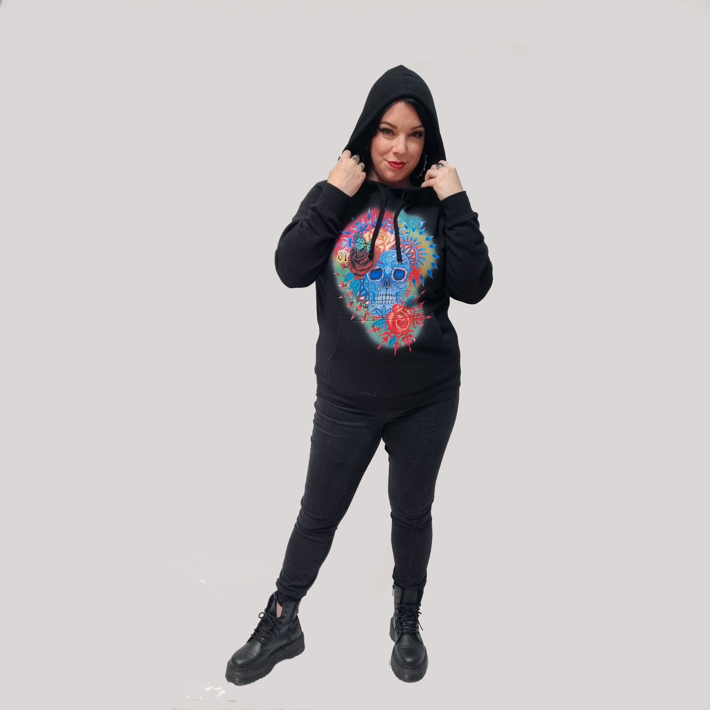 Sugar Skull Hoody - women's